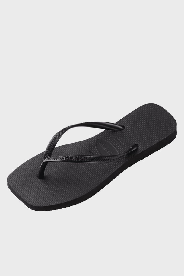 HAVAIANAS - 샌들 - 하바이아나스 슬림 스퀘어 플립플랍 Black