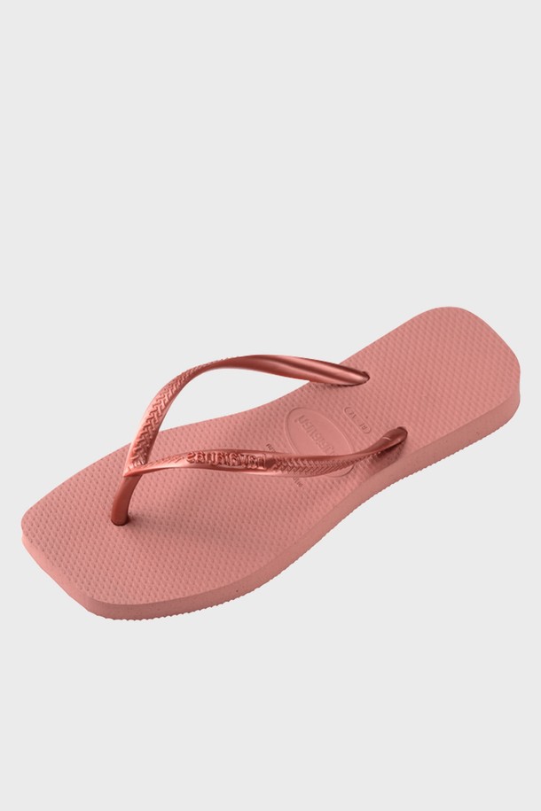 HAVAIANAS - 샌들 - 하바이아나스 슬림 스퀘어 플립플랍 Crocus Rose