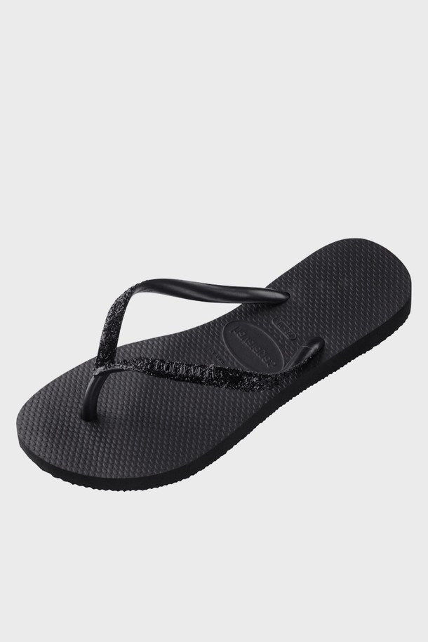 HAVAIANAS - 슬리퍼/뮬 - 하바이아나스 슬림 글리터2 플립플랍 Black
