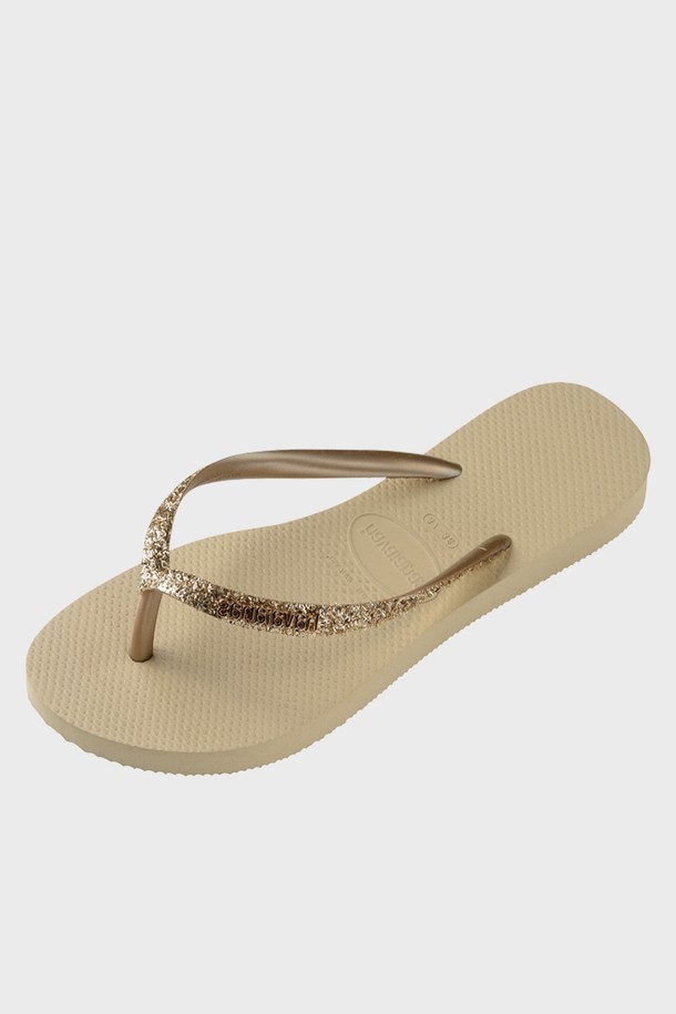 HAVAIANAS - 슬리퍼/뮬 - 하바이아나스 슬림 글리터2 플립플랍 Sand Grey