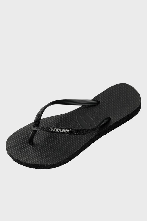 HAVAIANAS - 슬리퍼/뮬 - 하바이아나스 슬림 스파클 플립플랍 Black