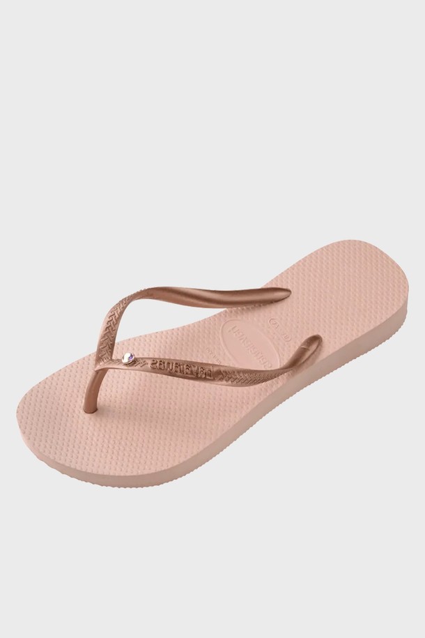 HAVAIANAS - 슬리퍼/뮬 - 하바이아나스 슬림 크리스탈 SW2 플립플랍 Ballet Rose