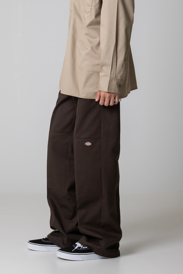 DICKIES - 캐주얼팬츠 - 디키즈 더블니 85283 루즈핏 워크팬츠 Dark Brown