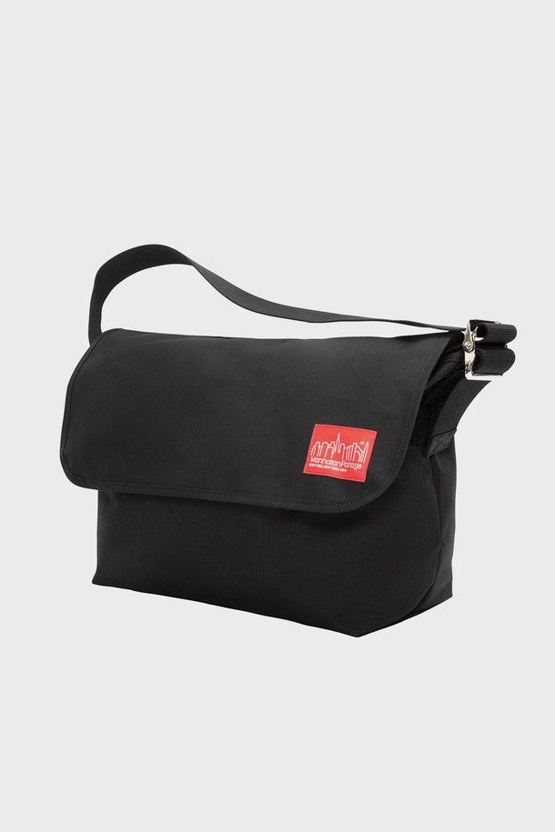 Manhattan Portage - 백팩 - 맨하탄 포티지 1607V 빈티지 메신저백 L BLACK