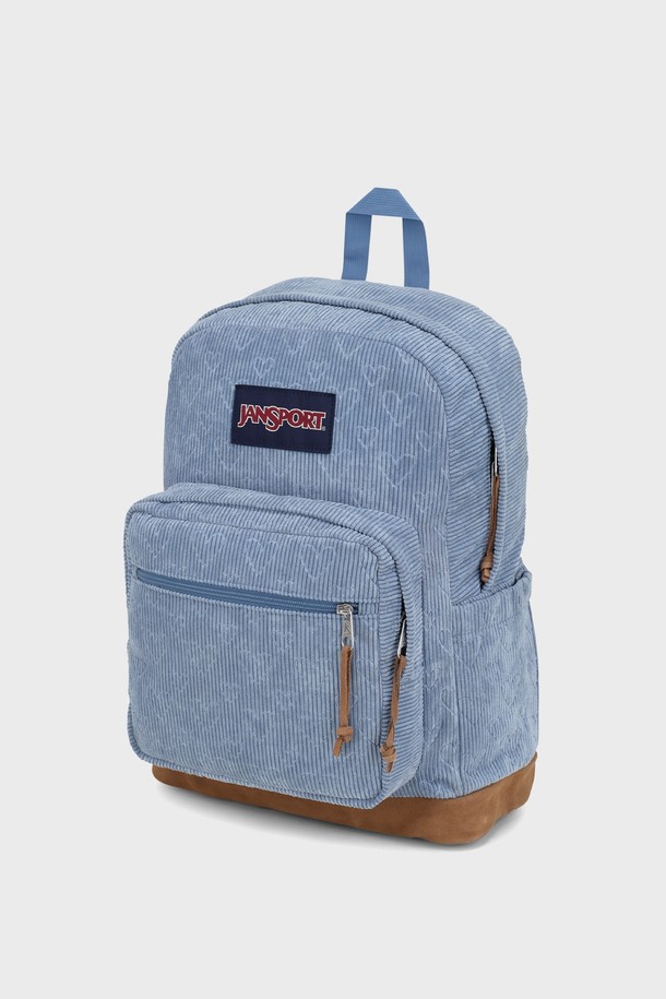 JANSPORT - 백팩 - 잔스포츠 라이트팩 익스프레션 EMBOSSED HEARTS BLUE