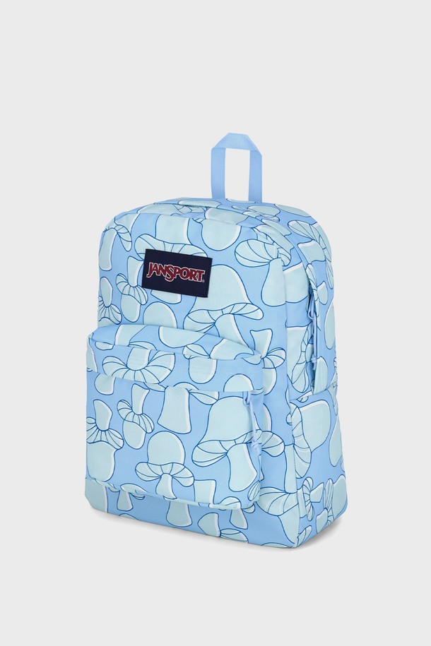 JANSPORT - 백팩 - 잔스포츠 슈퍼브레이크 플러스 랩탑 MUSHROOM MELANCHOLY BLUE