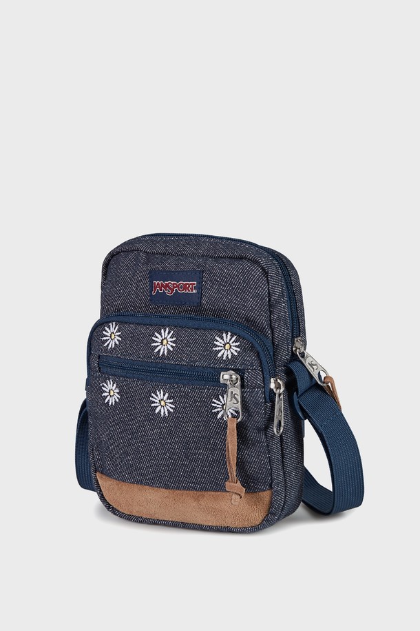 JANSPORT - 숄더/크로스백 - 코어 크로스바디 FX EMBROIDERED DENIM DARK