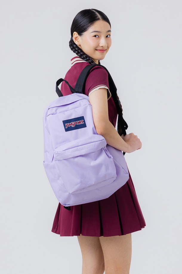 JANSPORT - 백팩 - 슈퍼브레이크 PASTEL LILAC