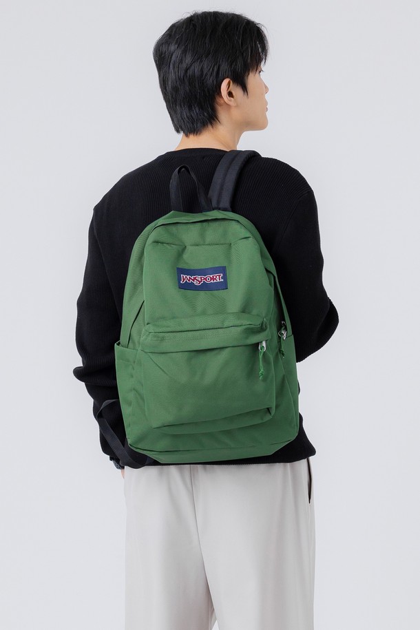 JANSPORT - 백팩 - 슈퍼브레이크 플러스 랩탑 CARGO GREEN