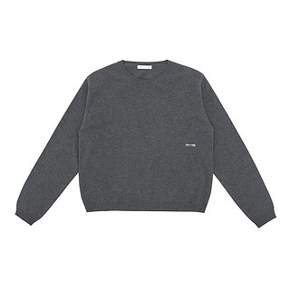 Shoulder Pad Knit Pullover-a