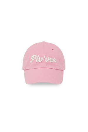 Logo Embroidered Ball Cap_PINK-a