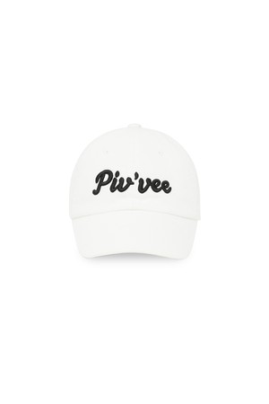 Logo Embroidered Ball Cap_WHITE-a