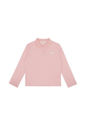 Sports Club Tee Holder Long Sleeve PK Shirt_PINK-a