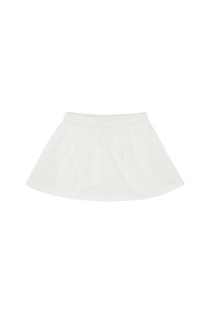 Sporty A Line Skirt_WHITE-a