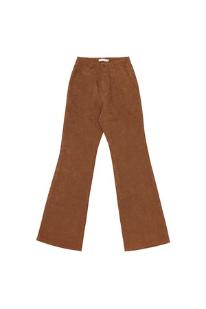 Corduroy Bootcut Pants_WINE-a