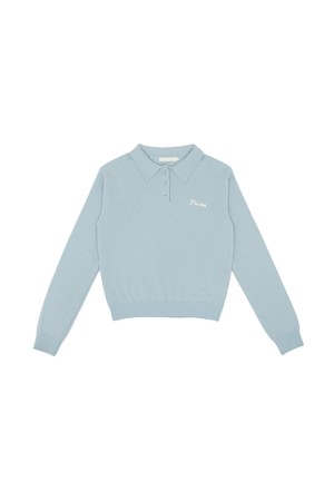 Giant Smiley Knit PK Shirt_NOCOLOR-a