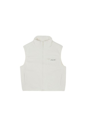 Double Fleece Vest_BEIGE-a