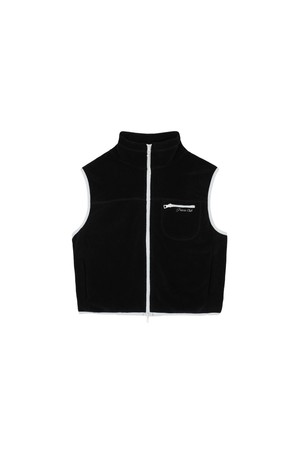 Double Fleece Vest_BLACK-a