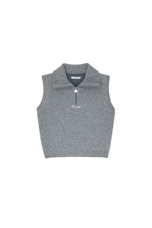 Giant Smiley Windproof Knit Vest_NOCOLOR-a