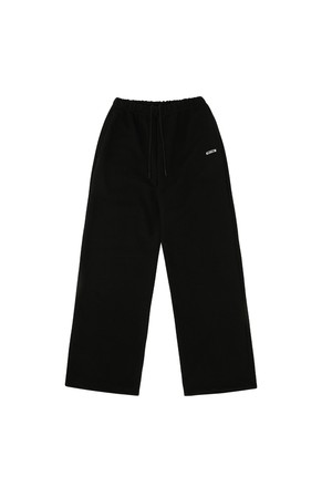 Square Logo Sweatpants_BLACK-a