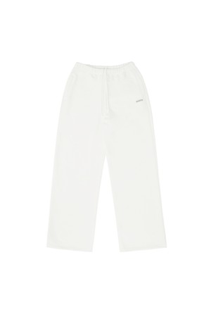 Square Logo Sweatpants_WHITE-a