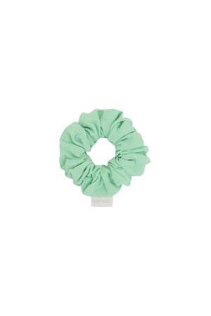 Cotton Jersey Scrunchie_GREEN-a