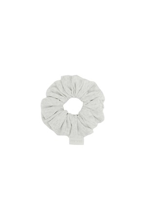 Cotton Jersey Scrunchie_GREY-a