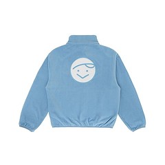 Giant Smiley Fleece Zip-up Jumper-a