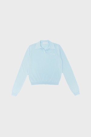 piv'vee sports club knit pk top_BLUE-a