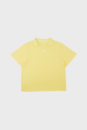 Piv'vee Club Round neck PK Shirt_YELLOW-a