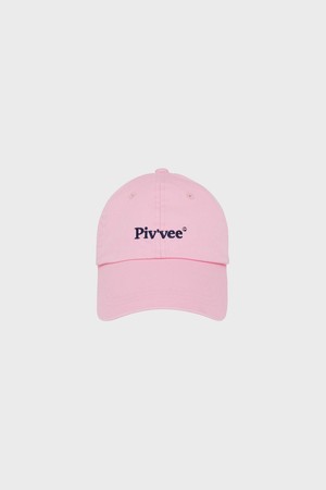 Piv'vee Logo Ball Cap_PINK-a