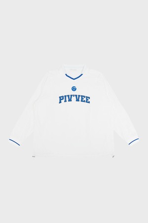 Sporty nylon collar neck piste_WHITE-a