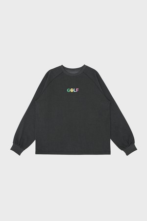 long sleeve embroidery t-shirt_GREY-a