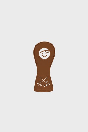 Piv'vee wood headcover_BROWN-a