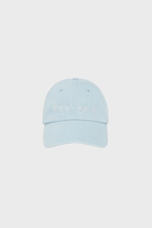 hand-stitch logo ball cap_BLUE-a