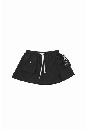 Drawstring Utility Skirt