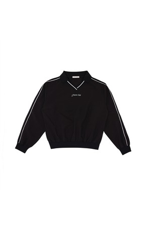 Smile Nylon Collar Neck Piste_BLACK-a