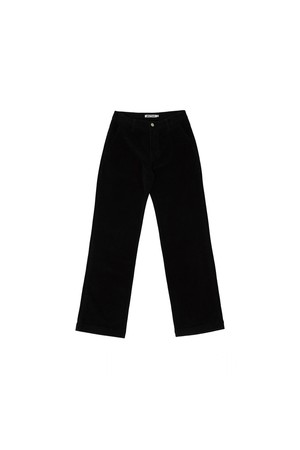 Corduroy Straight Pants_BLACK-a