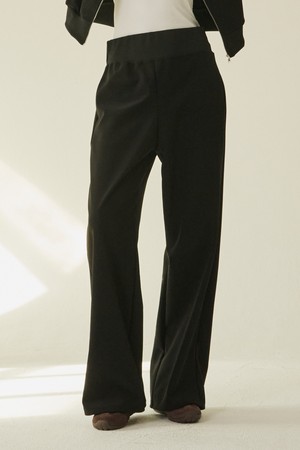 스트레치 져지 팬츠 - 블랙/ Stretch Jersey Pants - Black