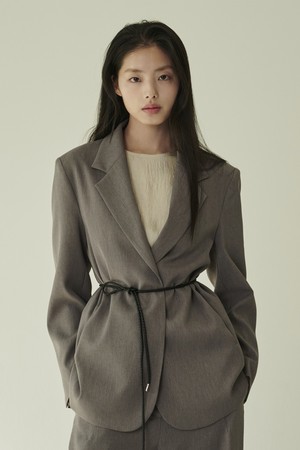 테일러드 오버핏 자켓 -다크그레이/ Tailored Over Fit Jacket - D.Gray