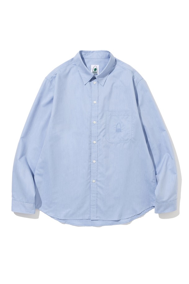 SIERRA DESIGNS - 긴팔셔츠 - OXFORD POCKET SHIRTS BLUE