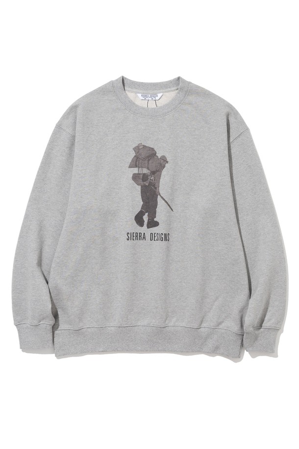 SIERRA DESIGNS - 긴팔티셔츠 - HIKE SWEATSHIRTS M.GREY