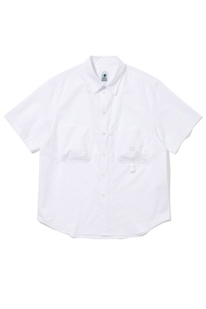 OXFORD POCKET SHORT SHIRTS WHITE