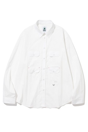 4 POCKET LONG SLEEVE SHIRTS WHITE