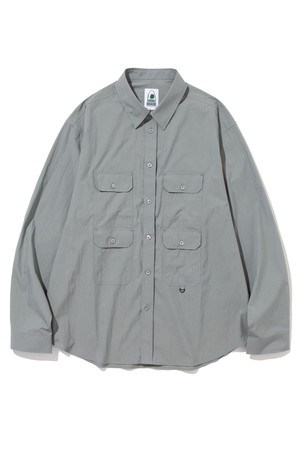 4 POCKET LONG SLEEVE SHIRTS GREY