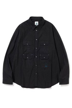 4 POCKET LONG SLEEVE SHIRTS BLACK