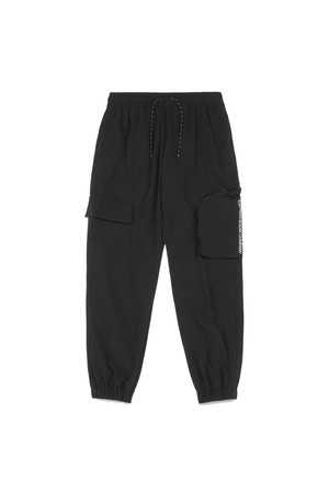 ISO400 케이 우븐 조거 팬츠 BLACK
