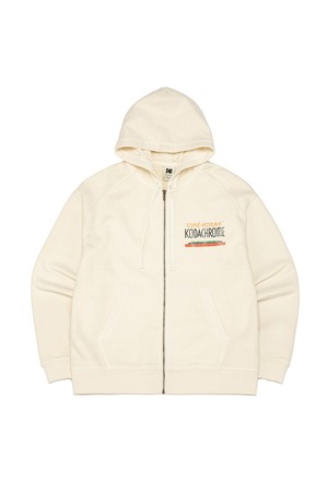 씨네코닥 피그먼트다잉 쭈리 집업 IVORY