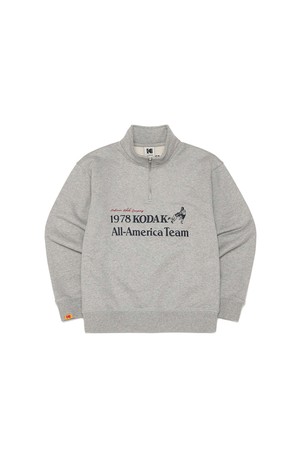 올아메리카팀 반집업 맨투맨 M.GREY