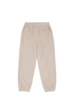 ○SLK재고있음○마이크로플리스 세미오버핏 조거 팬츠 BEIGE